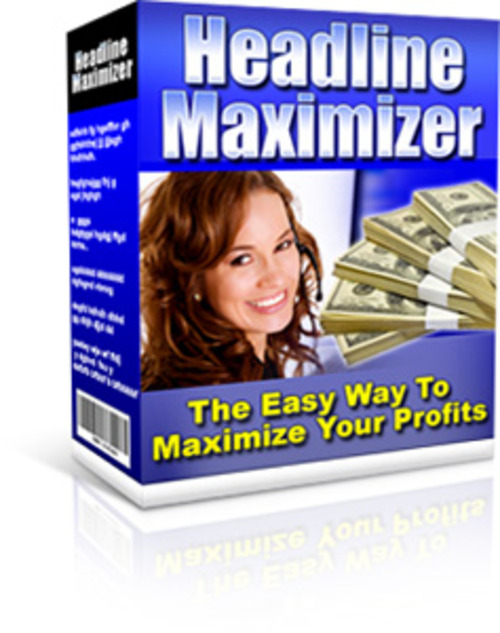 Product picture  Headline Maximizer + PLR