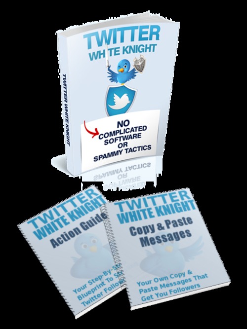 Product picture Twitter White Knight + plr