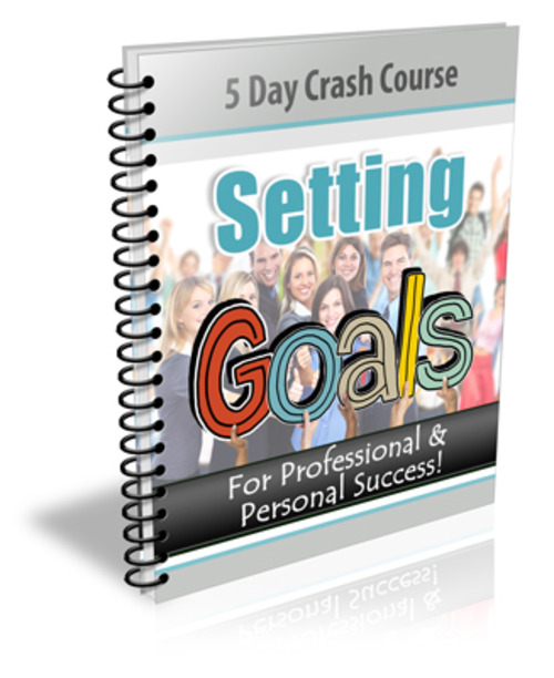 Product picture  Setting Goals For Success + PLR